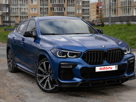 2020 BMW X6 M50d III (G06), синий, 9200000 рублей, вид 1