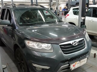 2012 Hyundai Santa Fe II Рестайлинг, серый, 1240000 рублей, вид 2