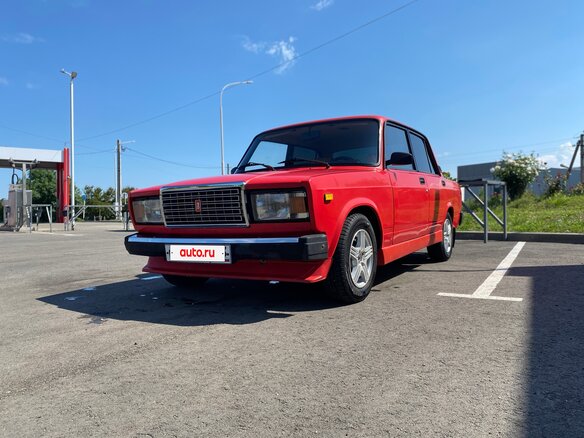 1997 Lada (ВАЗ) 2107, красный, 150000 рублей - вид 1