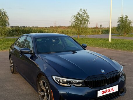 2022 BMW 3 серии 330i VII (G2x), синий, 3490000 рублей, вид 3