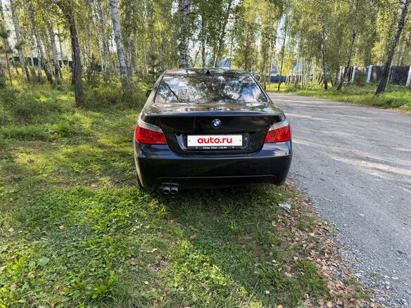 2008 BMW 5 серии 525xi V (E60/E61) Рестайлинг, чёрный, 1050000 рублей - вид 3