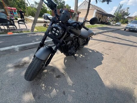 2022 Honda CMX 1100 Rebel, чёрный, 920000 рублей, вид 3
