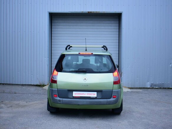 2008 Renault Scenic II Рестайлинг, зелёный, 399000 рублей - вид 5