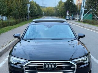 2021 Audi A6 45 TFSI V (C8), чёрный, 2990000 рублей, вид 4