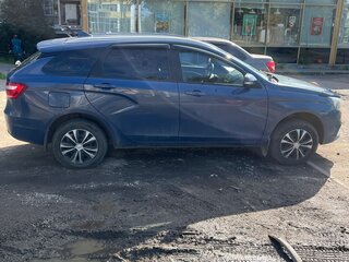 2019 Lada (ВАЗ) Vesta SW I, синий, 750000 рублей, вид 3