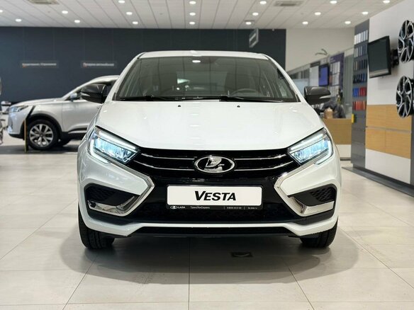2026 Lada (ВАЗ) Vesta I Рестайлинг (NG), белый - вид 1