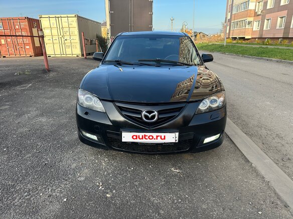 2006 Mazda 3 I (BK) Рестайлинг, чёрный, 249000 рублей - вид 2