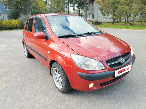 2008 Hyundai Getz I Рестайлинг, красный - вид 6