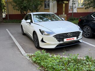 2021 Hyundai Sonata VIII (DN8), белый, 2100000 рублей, вид 2