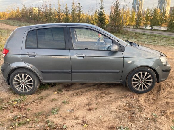 2004 Hyundai Getz I, серый, 290000 рублей - вид 4