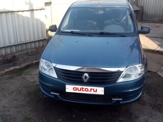 2010 Renault Logan I Рестайлинг, синий, 470000 рублей, вид 1