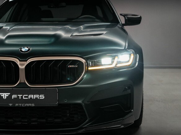 2021 BMW M5 CS VI (F90) Рестайлинг, зелёный - вид 15