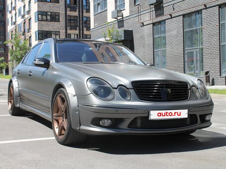 2003 Mercedes-Benz E-Класс AMG 55 AMG III (W211, S211), серебристый, 2100000 рублей, вид 5