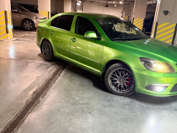 2012 Skoda Octavia RS II Рестайлинг, зелёный, 1499999 рублей - вид 9