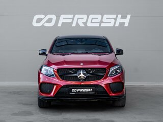 2016 Mercedes-Benz GLE Coupe 400 I (C292), красный, 3922000 рублей, вид 3