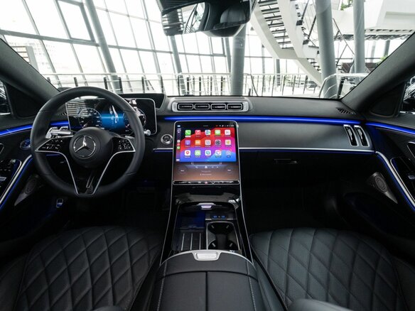 2026 Mercedes-Benz S-Класс 450 d 4MATIC VII (W223) Рестайлинг, чёрный - вид 12