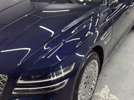 2021 Genesis G80 II, синий, 3100000 рублей, вид 1