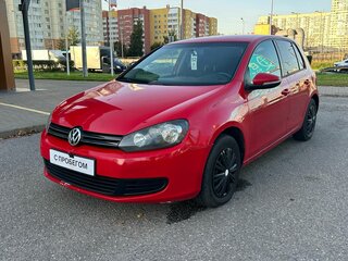 2012 Volkswagen Golf VI, красный, 499000 рублей, вид 1