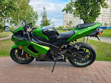 2005 Kawasaki ZX-6R Ninja, чёрный, 465000 рублей, вид 4