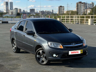 2015 Lada (ВАЗ) Granta I, серебристый, 389000 рублей, вид 3