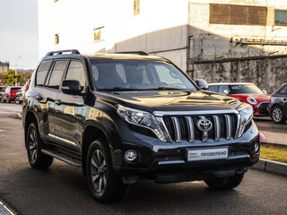 2015 Toyota Land Cruiser Prado 6-speed 150 Series Рестайлинг 1, чёрный, 3687321 рублей, вид 5