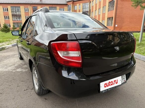 2017 Lada (ВАЗ) Granta I, чёрный, 370000 рублей - вид 9