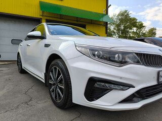 2018 Kia Optima IV Рестайлинг, белый, 1900000 рублей, вид 3