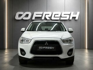 2014 Mitsubishi ASX I Рестайлинг, белый, 1140000 рублей, вид 3