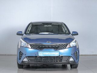 2021 Kia Rio IV Рестайлинг, синий, 1399000 рублей, вид 2