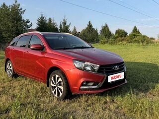 2019 Lada (ВАЗ) Vesta SW I, красный, 1100000 рублей, вид 2