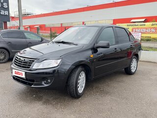 2013 Lada (ВАЗ) Granta I, чёрный, 430000 рублей, вид 1
