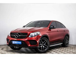 2017 Mercedes-Benz GLE Coupe 400 I (C292), красный, 3799000 рублей, вид 3