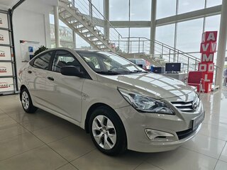 2015 Hyundai Solaris I Рестайлинг, бежевый, 1245000 рублей, вид 4