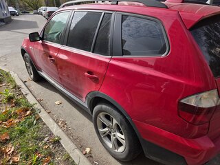 2007 BMW X3 25i I (E83) Рестайлинг, красный, 900000 рублей, вид 3