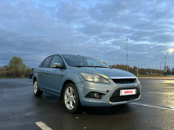 2008 Ford Focus II Рестайлинг, голубой, 390000 рублей - вид 3