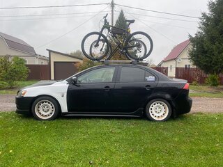 2008 Mitsubishi Lancer X, чёрный, 850000 рублей, вид 3