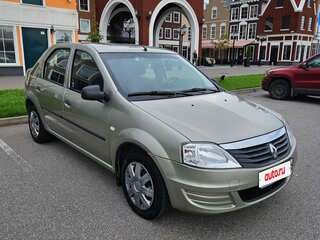 2011 Renault Logan I Рестайлинг, бежевый, 459000 рублей, вид 3