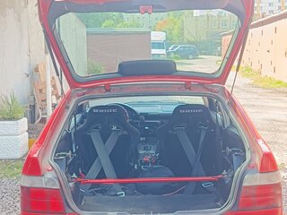 1996 BMW 3 серии Compact 318i III (E36), красный, 500000 рублей, вид 2