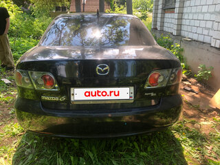2004 Mazda 6 I (GG), чёрный, 400000 рублей, вид 4