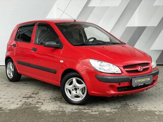 2007 Hyundai Getz I Рестайлинг, красный, 328000 рублей, вид 3