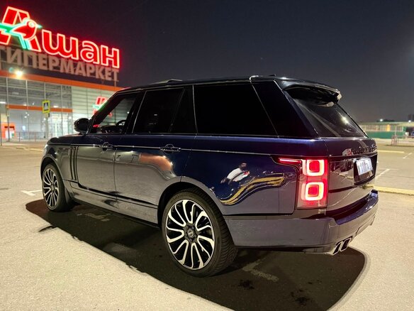 2014 Land Rover Range Rover IV, синий - вид 1