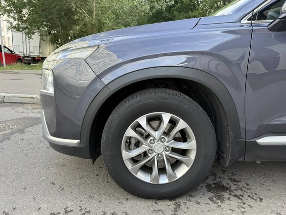 2021 Hyundai Santa Fe IV Рестайлинг, синий - вид 18