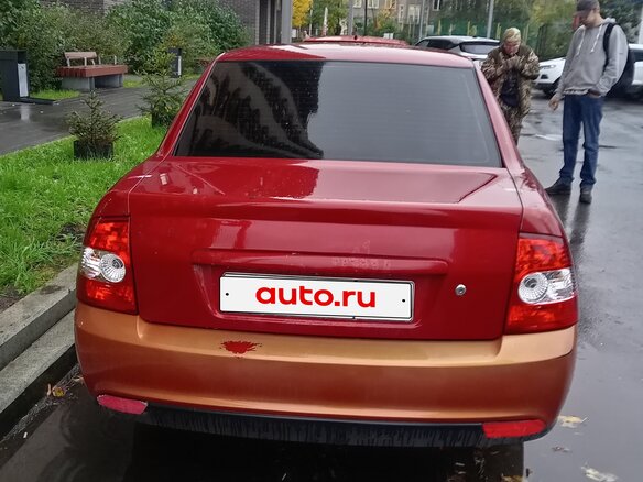 2007 Lada (ВАЗ) Priora I, пурпурный - вид 4