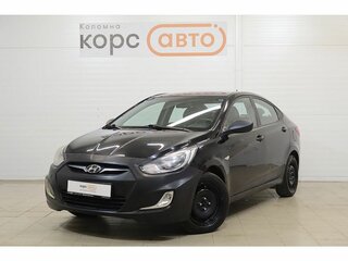 2012 Hyundai Solaris I, чёрный, 679000 рублей, вид 1