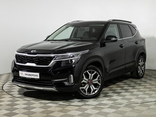 2021 Kia Seltos I, чёрный, 1850000 рублей, вид 1