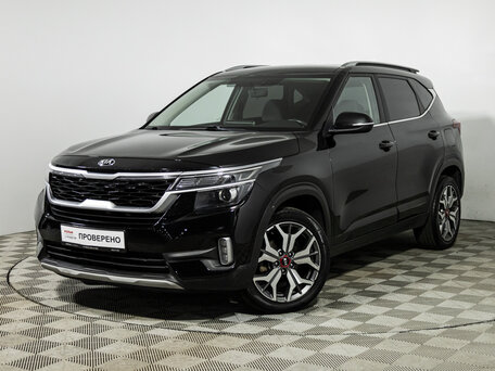 2021 Kia Seltos I, чёрный, 1850000 рублей, вид 1