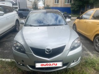 2006 Mazda 3 I (BK) Рестайлинг, серебристый, 510000 рублей, вид 1
