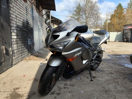 2005 Kawasaki ZX-6 Ninja, золотистый, 460000 рублей, вид 1