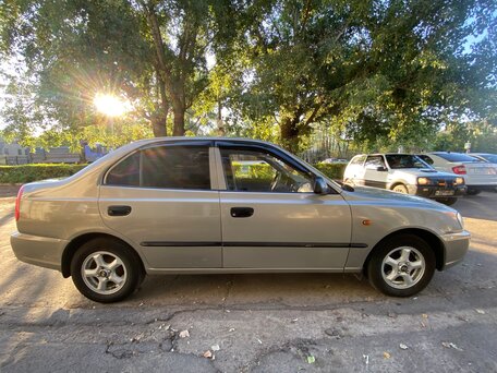 2008 Hyundai Accent ТагАЗ II, бежевый, 350000 рублей, вид 2