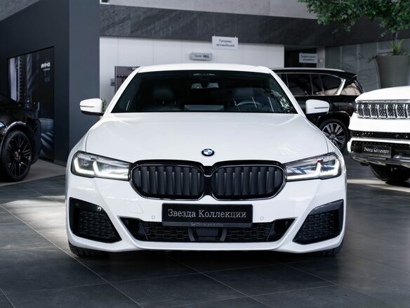 2021 BMW 5 серии 530i xDrive VII (G30/G31/G38) Рестайлинг, белый, 4990000 рублей - вид 9